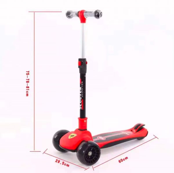 Scooter kids Ferrari 3 wheels - Image 4
