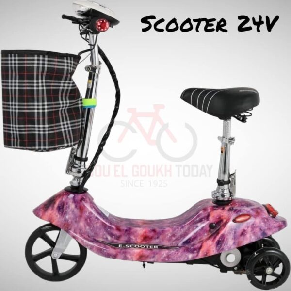 ⁦Electric scooter with chair and Flashlight 24V⁩ - الصورة ⁦5⁩